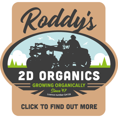 Roddy's organics badge