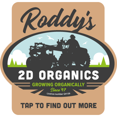 Roddy's organics badge