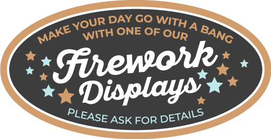 Large Fireworks Badge