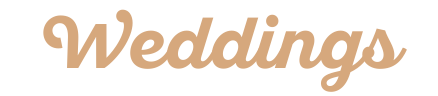 Weddings title